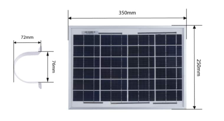 Seeed Studio Wasserdichtes PV-12W Solarmodul
